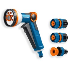 GRINDA Х-812, питолет поливочный X-8, коннектор 1/2, конектор 1/2 с автостопом, адаптер с внутр. резьбой 1/2 х 3/4, набор поливочный PROLine (429168)