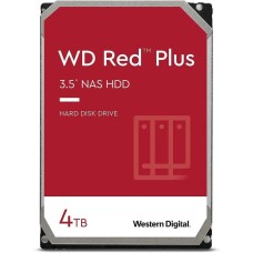 WD Жесткий диск Red Plus 40EFZZ, 4ТБ, HDD, SATA III, 3.5