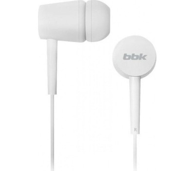 Наушники BBK EP-1002S белый