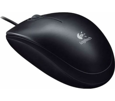 мышь проводная оптическая LOGITECH (910-003357) B100 черная