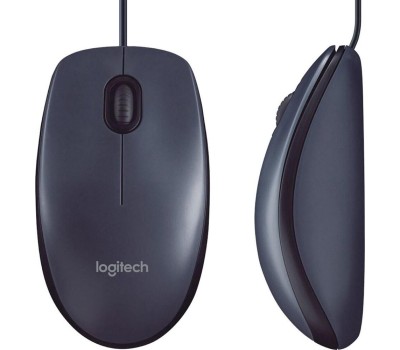 мышь проводная оптическая LOGITECH (910-003357) B100 черная