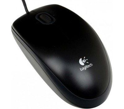 мышь проводная оптическая LOGITECH (910-003357) B100 черная