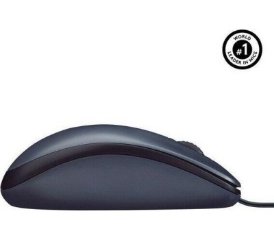 мышь проводная оптическая LOGITECH (910-003357) B100 черная