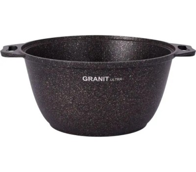 Кастрюля KUKMARA кго32а а/пр литая 3,0л стекл/кр Granit ultra original