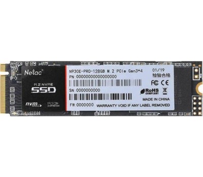 SSD накопитель NETAC 128Gb SSD N930E Pro (NT01N930E-128G-E4X)