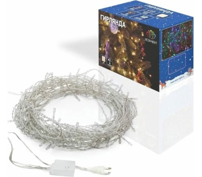 Гирлянда NEON-NIGHT (303-186) ГИРЛЯНДА ТВИНКЛ ЛАЙТ 10 М, ПР-Й ПВХ, 80 LED, ТЕПЛЫЙ БЕЛЫЙ