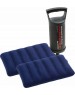 Матрас надувной INTEX Матрас надувной CLASSIC DOWNY AIRBED 152x203x25 см (ручной насос+2 подушки) . Арт. 64765