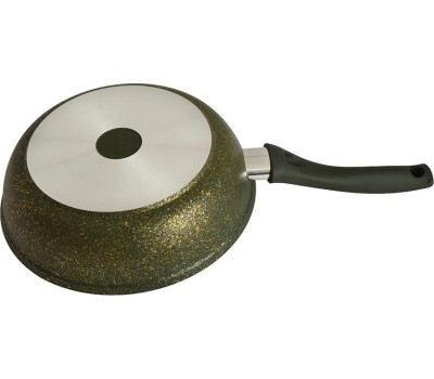 Сковорода КУКМОР 220tsml а/пр литая 22см Trendy style malachite