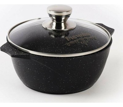 Кастрюля МЕЧТА 41802 Гранит black 1л
