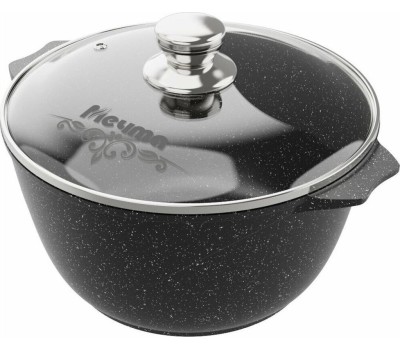 Кастрюля МЕЧТА 41802 Гранит black 1л