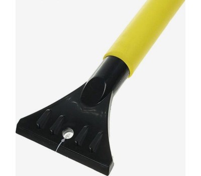 Щетка BLACK&BLUE ВВ1004 cо скребком поролоновая ручка, цветная (42см) 39907