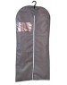 Система хранения вещей POLINI Чехол для одежды на молнии Polini Home, 60х120 см, серый (1уп)
