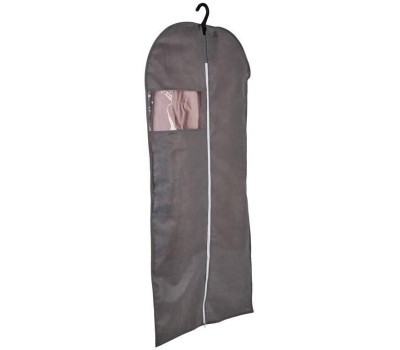 Система хранения вещей POLINI Чехол для одежды на молнии Polini Home, 60х120 см, серый (1уп)