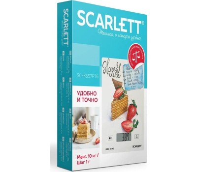 Весы кухонные SCARLETT SC-KS57P76