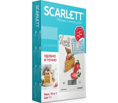 Весы кухонные SCARLETT SC-KS57P76