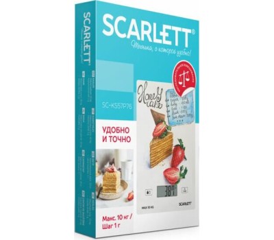Весы кухонные SCARLETT SC-KS57P76