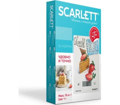 Весы кухонные SCARLETT SC-KS57P76