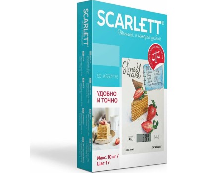 Весы кухонные SCARLETT SC-KS57P76