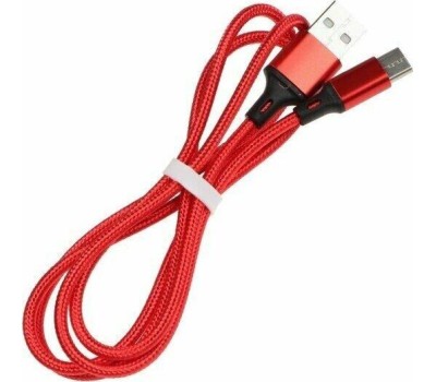 Кабель SMARTBUY (iK-3122-S14rb) S14 Type C красный/черн., 3 А, 2 м