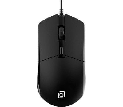 OKLICK Мышь Оклик 207M черный оптическая (2400dpi) USB (4but)