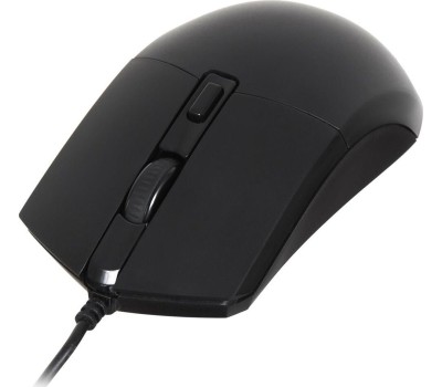 OKLICK Мышь Оклик 207M черный оптическая (2400dpi) USB (4but)