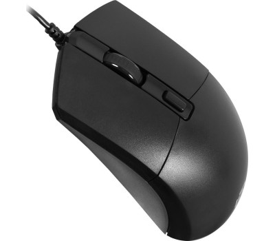 OKLICK Мышь Оклик 207M черный оптическая (2400dpi) USB (4but)