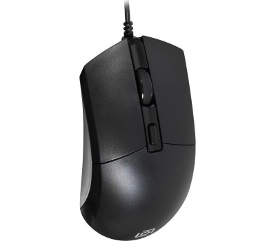 OKLICK Мышь Оклик 207M черный оптическая (2400dpi) USB (4but)