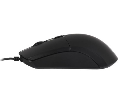 OKLICK Мышь Оклик 207M черный оптическая (2400dpi) USB (4but)