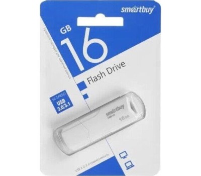 USB-флеш SMARTBUY (SB16GBCLU-W3) UFD 3.0/3.1 016GB CLUE White