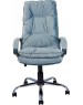 Компьютерное\Офисное кресло ЯРКРЕСЛА Кр85 ТГ СП ХРОМ HT12 (ткань серо-голубая)