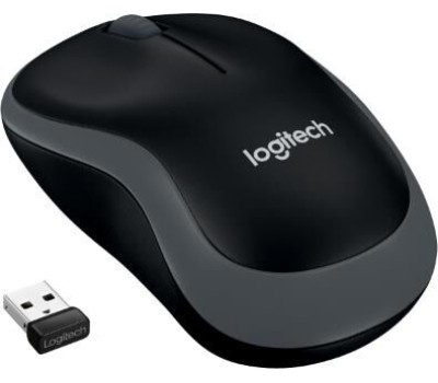 Мышь беспроводная LOGITECH M185 Swift Grey (USB, оптическая, беспроводная, 1000dpi) (910-002252)