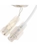 Гирлянда NEON-NIGHT (305-565) НИТЬ ПВХ flashing 20м, прозрачный ПВХ, IP44, 150LED Белые, 230В