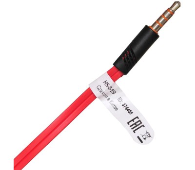 OKLICK Наушники HS-S-210, 3.5 мм, внутриканальные, красный d1r