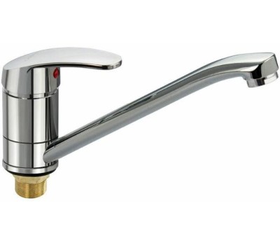 Смесители САНАКС 13071 Смеситель для кухни, шаровый, поворотный корпус, излив 25 см, цвет ХРОМ