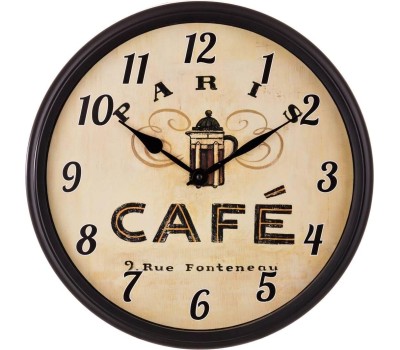 Часы настенные LEFARD 220-159 CHEF KITCHEN 35,5*35,5*5см циферблат d31см