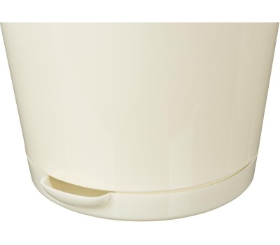 Горшок цветочный HOMVER Oregano D160мм, 2л с прикорневым поливом (светло-бежевый) 221602425/01