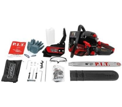 Бензопила P.I.T. Пила цепная бензиновая GCS45-C5(16