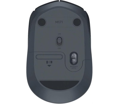 Мышь LOGITECH Мышь беспроводная M171 черный (USB, 1000dpi, 2but) (910-004643)
