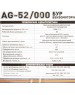 CARVER Мотобур AG-52/000 бытовой 2-х такт. 1400Вт 1.9л.с. 52см3 277об/мин (01.003.00011)
