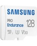 Карта памяти SAMSUNG Карта памяти microSDXC UHS-I U3 PRO Endurance 128 ГБ, 100 МБ/с, Class 10, MB-MJ128KA, 1 шт., переходник SD