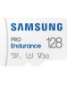 Карта памяти SAMSUNG Карта памяти microSDXC UHS-I U3 PRO Endurance 128 ГБ, 100 МБ/с, Class 10, MB-MJ128KA, 1 шт., переходник SD