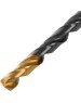 Сверло DENZEL Сверло по металлу, 5,5 мм, HSS-Tin, Golden Tip, 10 шт. 717214