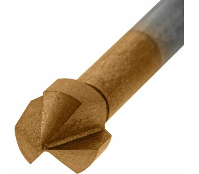 Зенковка DENZEL Зенковка конусная под М5, HSS, по металлу, 6-гранный хвостовик 72305