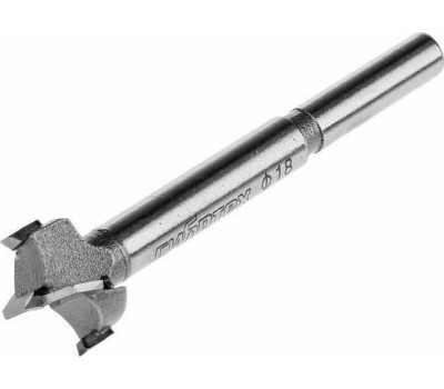 Сверло СИБРТЕХ Сверло Форстнера по дереву, 18 мм, цилиндрический хвостовик 704818