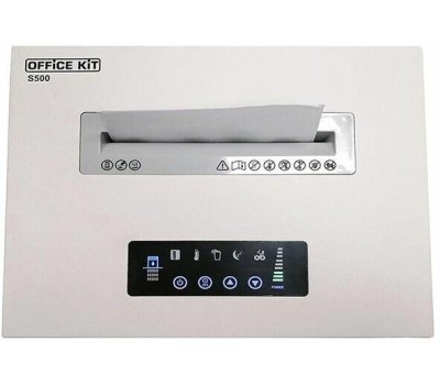 шредеры OFFICE KIT Уничтожитель бумаг S500 0,8x2, P-7, 0.8х2 мм, 7 лист. одновременно, 50л [ok0802s500]