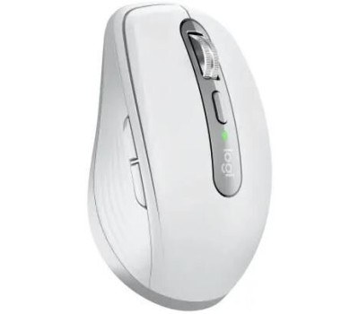 LOGITECH Мышь беспроводная MX Anywhere 3S, Bluetooth/Радио, оптическая, USB, USB-C, 8000dpi, светло-серый [910-006936]