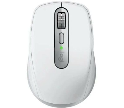 LOGITECH Мышь беспроводная MX Anywhere 3S, Bluetooth/Радио, оптическая, USB, USB-C, 8000dpi, светло-серый [910-006936]