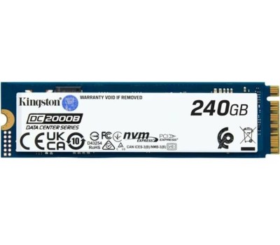 Накопитель SSD KINGSTON SSD накопитель DC2000B 240ГБ, M.2 2280, PCIe 4.0 x4, NVMe, M.2 [sedc2000bm8/240g]