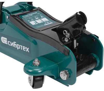 Домкрат СИБРТЕХ Домкрат гидравлический подкатной, 2 т, 85-330 мм, низкий подхват 50830