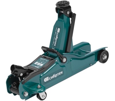 Домкрат СИБРТЕХ Домкрат гидравлический подкатной, 2 т, 85-330 мм, низкий подхват 50830